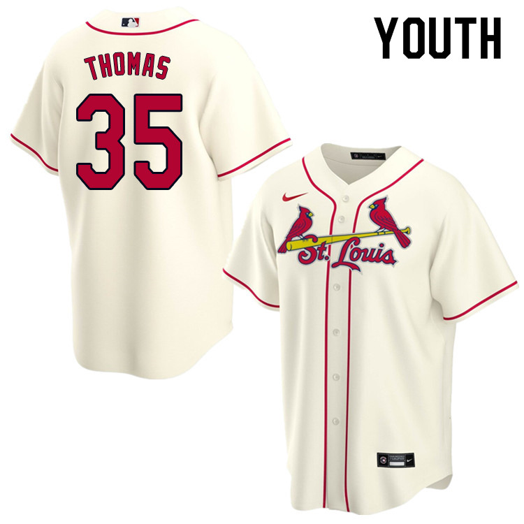 Nike Youth #35 Lane Thomas St.Louis Cardinals Baseball Jerseys Sale-Cream